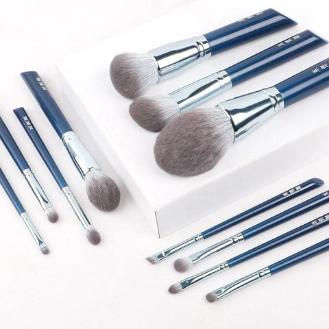 Eye Shadows Makeup 11 Pcs super soft fiber Brush Set