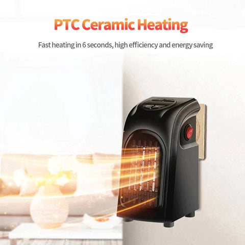 Portable Space Electric Heater Ceramic Small Mini Heaters Indoor Use