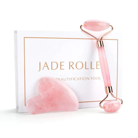 Jade Roller & Gua Sha Facial Massage Beauty Tool