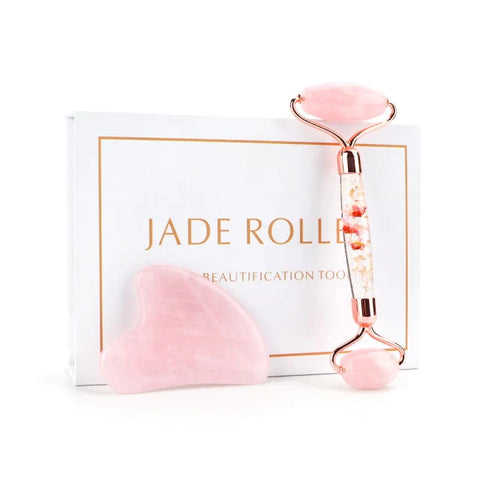 Jade Roller & Gua Sha Facial Massage Beauty Tool