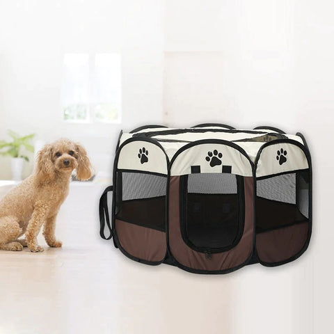 Pet Playpen, Foldable Portable Playpens for Puppies,Dogs,Cats,Rabbits