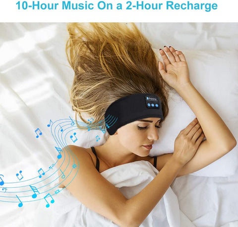 Soft Sleep Headphones Bluetooth Headbands, Headsets for Side Sleeper