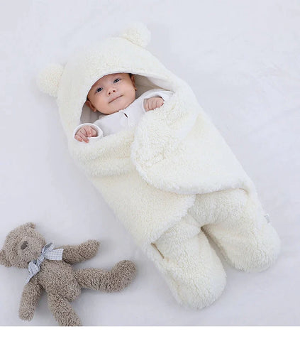 Baby Wrapper Super Soft Blanket 100% Cotton Muslin Sleeping Bag  0-9 Months