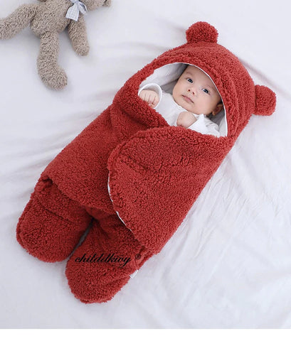 Baby Wrapper Super Soft Blanket 100% Cotton Muslin Sleeping Bag  0-9 Months