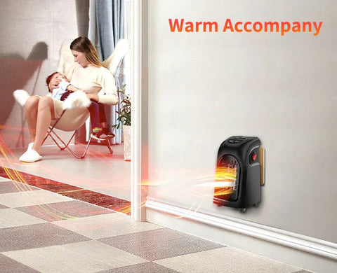 Portable Space Electric Heater Ceramic Small Mini Heaters Indoor Use