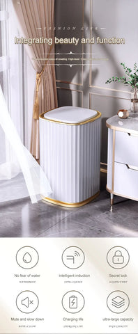 Sensor Trash Can For Kitchen Bathroom Toilet Trash