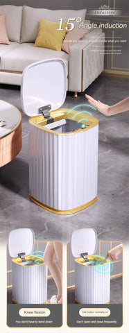 Sensor Trash Can For Kitchen Bathroom Toilet Trash