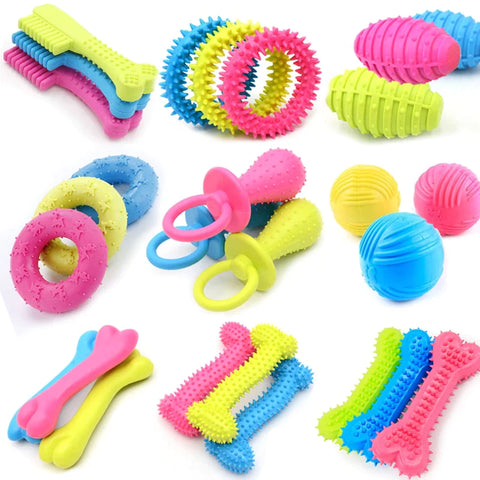 Dog Toothbrush Stick Chew Toys Teeth Cleaning Brush Dental for Dogs Cats