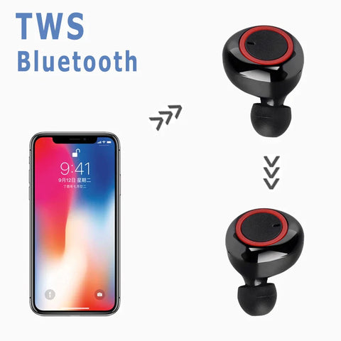 Touch Control Wireless Bluetooth Waterproof Earphone