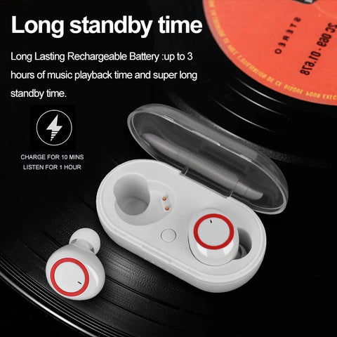 Touch Control Wireless Bluetooth Waterproof Earphone