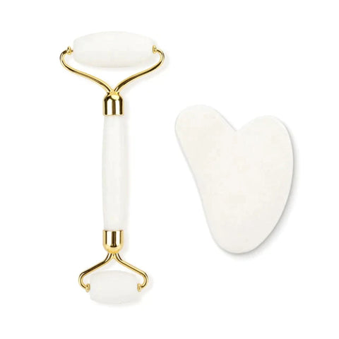 Jade Roller & Gua Sha Facial Massage Beauty Tool