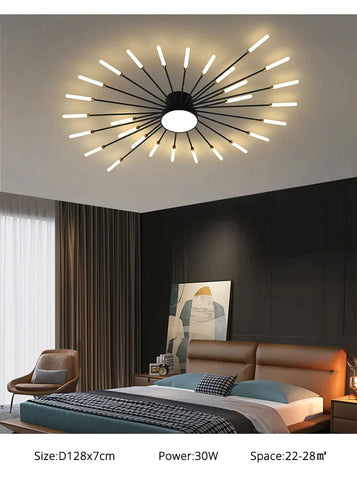 Modern Ceiling Light LED for Children's Room, Bedroom, Living Room