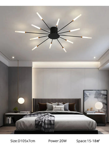 Modern Ceiling Light LED for Children's Room, Bedroom, Living Room