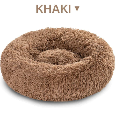 The Calming Donut Round Soft Cat and Dog Bed