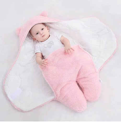 Baby Wrapper Super Soft Blanket 100% Cotton Muslin Sleeping Bag  0-9 Months