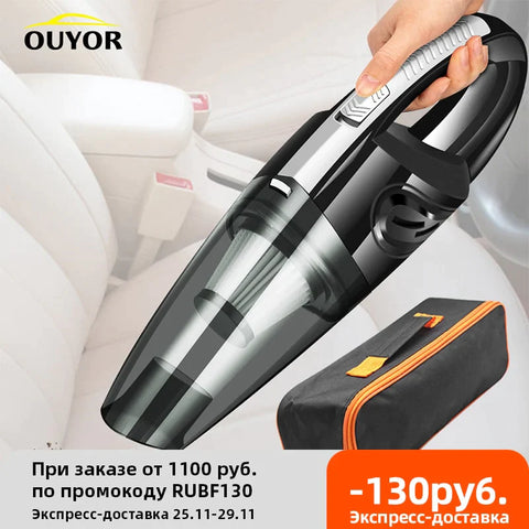 Portable Car Vacuum Cleaner High Power Handheld Kit for Cleaning Car Interior