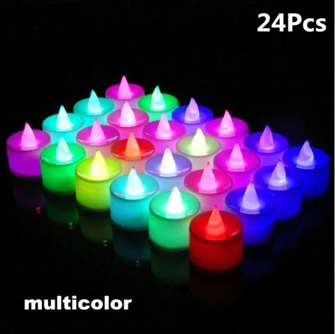 48-Pack Battery LED Tea Lights Candles Bulk