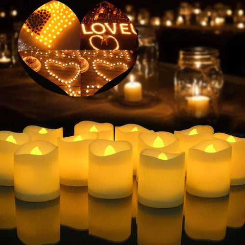 24 Piece LED Flameless Candles Tea Light with Remote Control