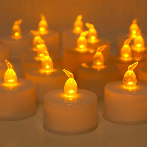 24 Piece LED Flameless Candles Tea Light with Remote Control