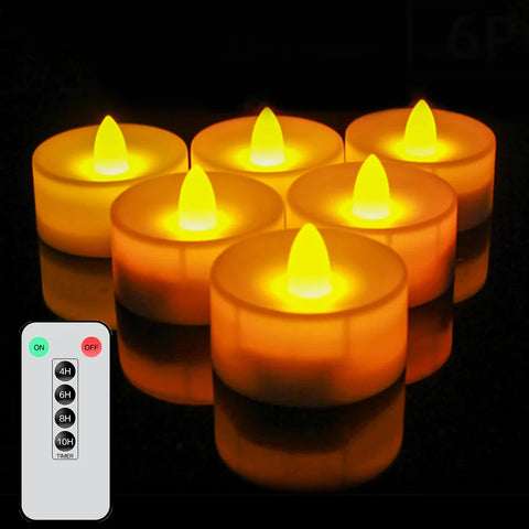 24 Piece LED Flameless Candles Tea Light with Remote Control