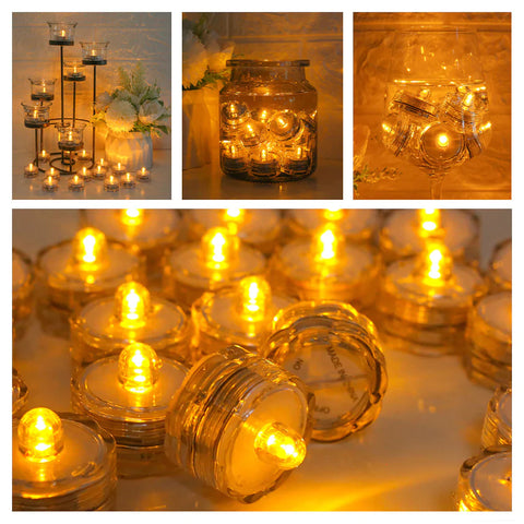 24 Piece LED Flameless Candles Tea Light with Remote Control