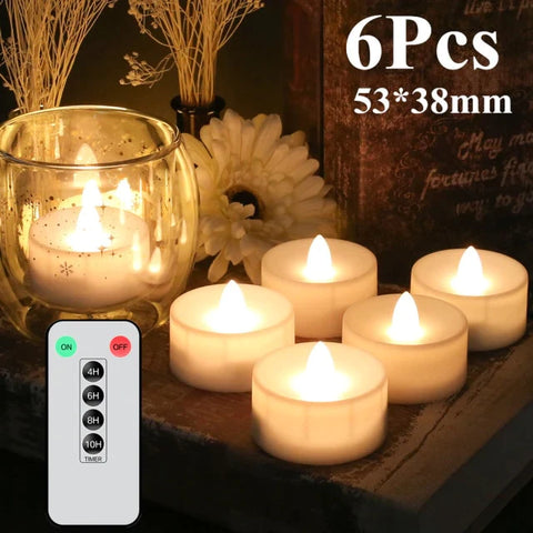 24 Piece LED Flameless Candles Tea Light with Remote Control