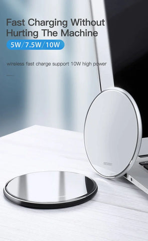 Qi-Certified 10W Fast Wireless Charging Pad