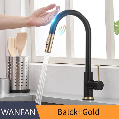 Single-Handle Touch Kitchen Sink Faucet