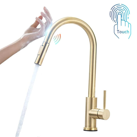 Single-Handle Touch Kitchen Sink Faucet