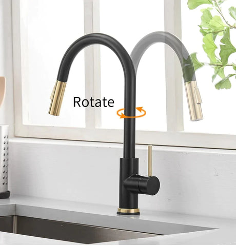 Single-Handle Touch Kitchen Sink Faucet