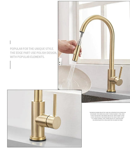 Single-Handle Touch Kitchen Sink Faucet