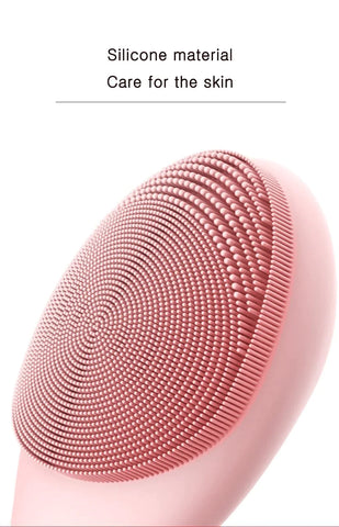 Smart Facial Cleansing Device with Silicone Brush