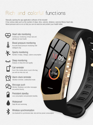 Stylish Sport Fitness Smartwatch For Android IOS