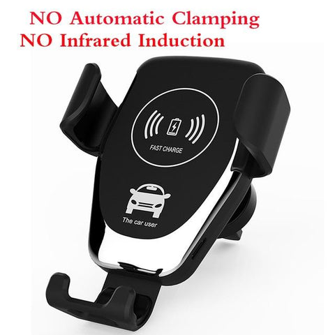 The Original Car Clamp Wireless Charging Dock Wireless Charger EvoFine Normal Silvery 