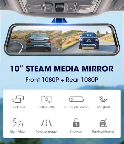 Touch Screen 1080P Car DVR