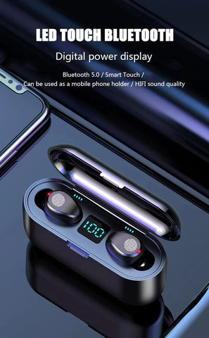 True Touch Control Wireless Earbuds