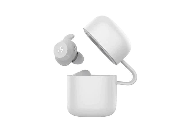 True Wireless Bluetooth Waterproof Handsfree Earphone Earphone EvoFine White 