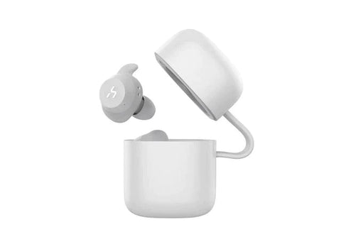 True Wireless Bluetooth Waterproof Handsfree Earphone Earphone EvoFine White 