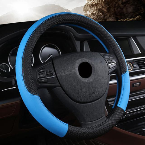 Universal Car Steering Wheel Cover evofine Blue 