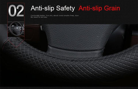 Universal Leather Car Steering wheel Cover