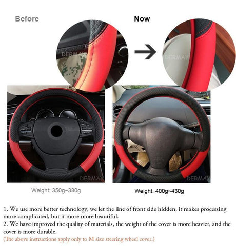 Universal Leather Car Steering wheel Cover