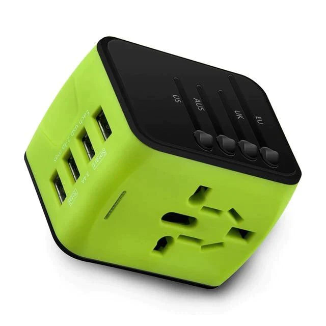 Universal Travel Adapter Evofine Green 