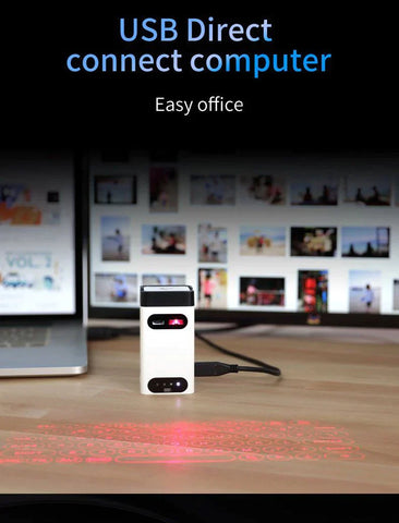 Virtual Laser Keyboard - Wireless Projection mini keyboard