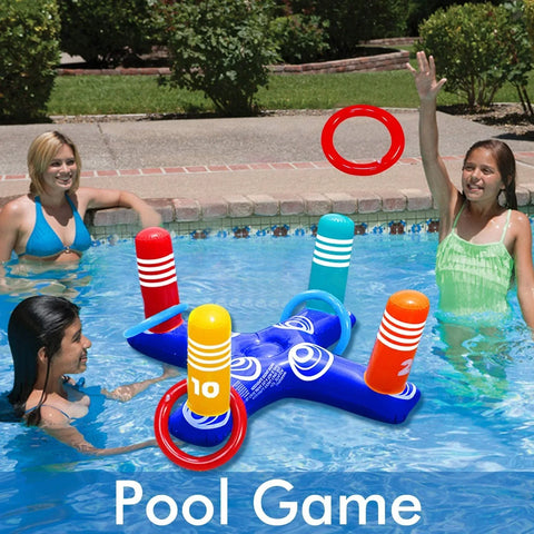 Inflatable Pool Ring Toss Pool Game Toys