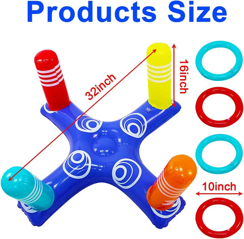 Inflatable Pool Ring Toss Pool Game Toys