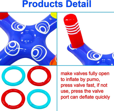 Inflatable Pool Ring Toss Pool Game Toys