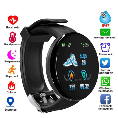 Waterproof Bluetooth Fitness Tracker SmartWatch