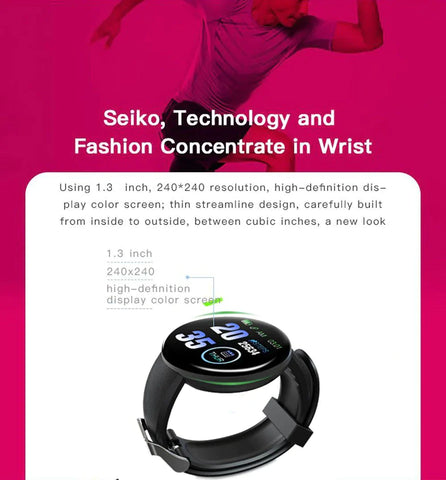 Waterproof Bluetooth Fitness Tracker SmartWatch