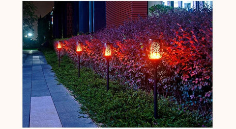 Waterproof Solar Flame Flickering Lamp