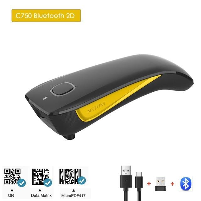 Wireless 2D QR Barcode Scanner Barcode Scanner EvoFine Bluetooth 2D 